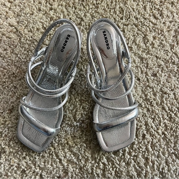 Sandro leather patent heels - Picture 2 of 6